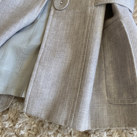Ann Taylor Loft , size 8 jacket, silver with little spark and big buttons. - Picture 4 of 7